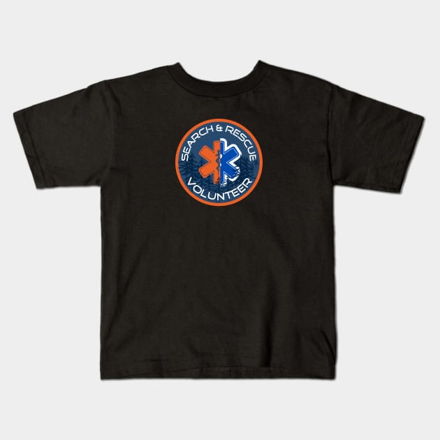 Wilderness Search and Rescue Volunteer Kids T-Shirt by TheContactor